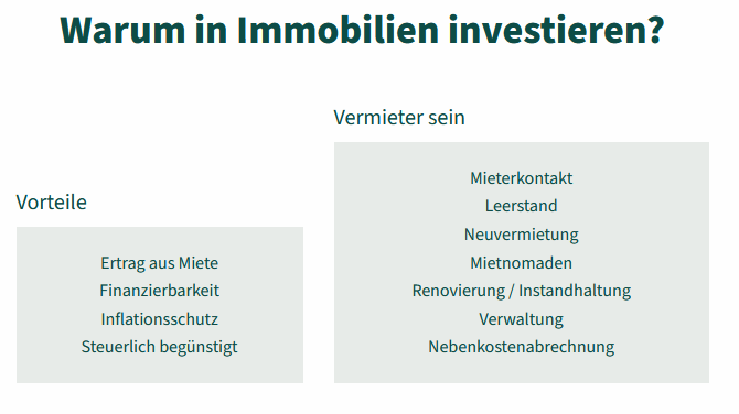 Warum Immoobilien